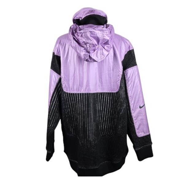 Nike City Ready 1/4 Zip Jacket Women's Purple Black Size Large - Picture 4 of 9